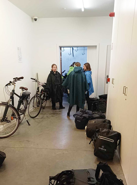 Voyage a velo solidaire jusqu'en Suède du Collège Jules Ferry avec Location velo Dunkerque