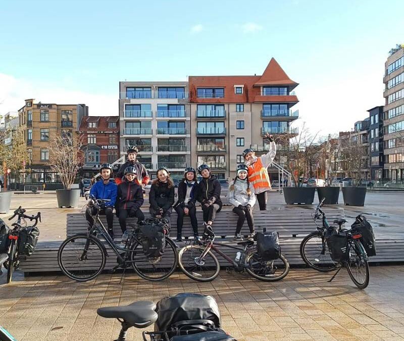 Voyage à vélo solidaire jusqu’en Suède du college Jules-Ferry