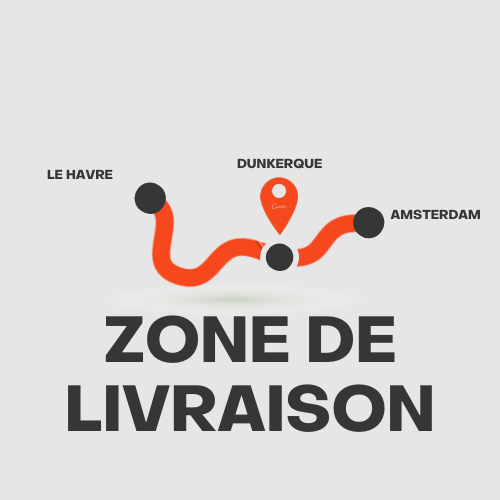 zone de livraison des vélos, location vélo dunkerque